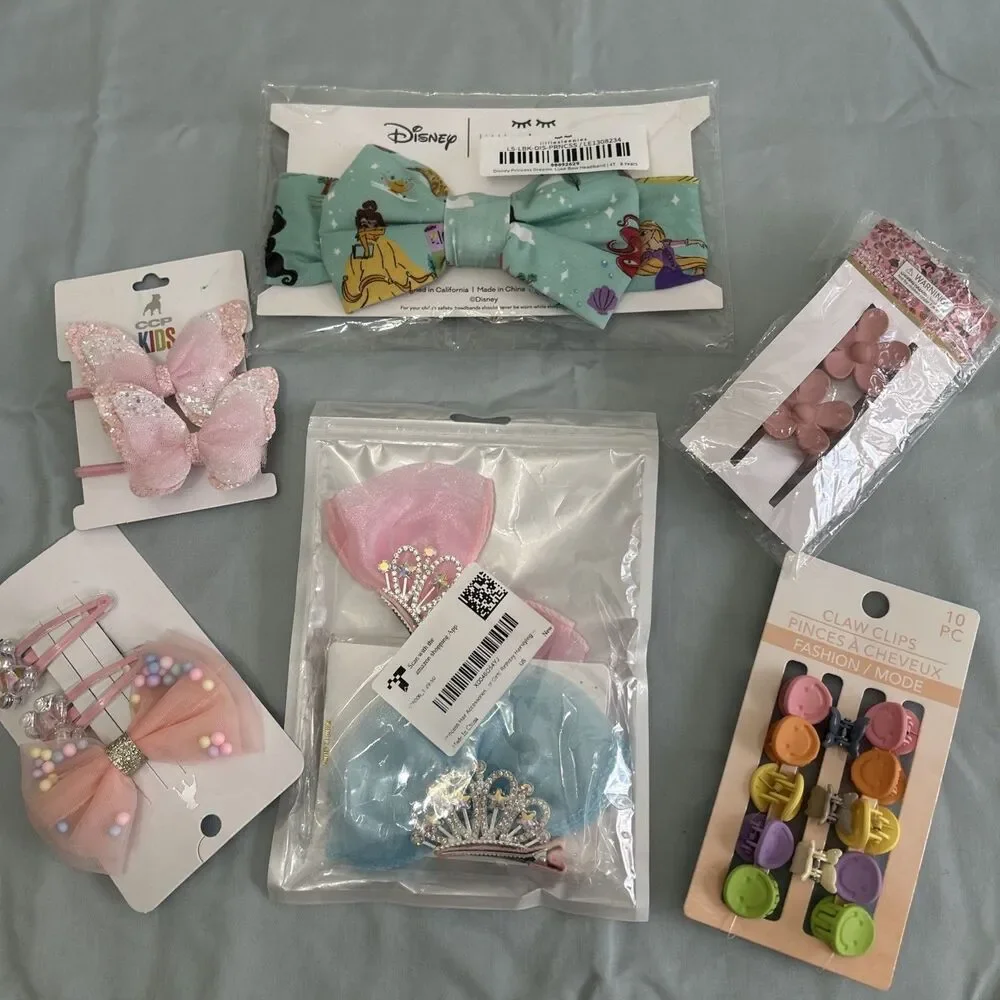 Variety Of New Hair Accessories, Bow Hair, Claw Clips for Girls